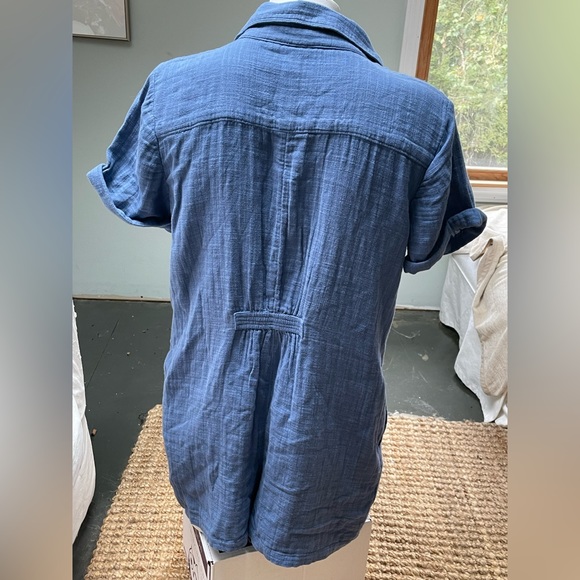 New Aerie softest utility romper In blue Medium - Picture 6 of 9